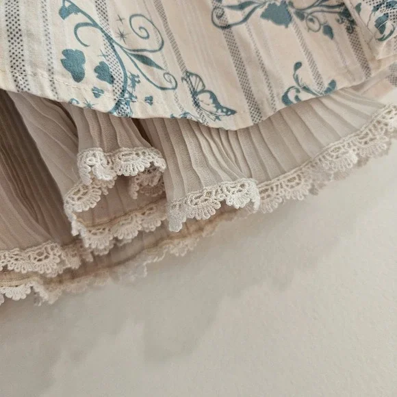 Disney Cinderella Dress Womens S Fairytale Babydoll Milkmaid Cottagecore Corset - Picture 15 of 15